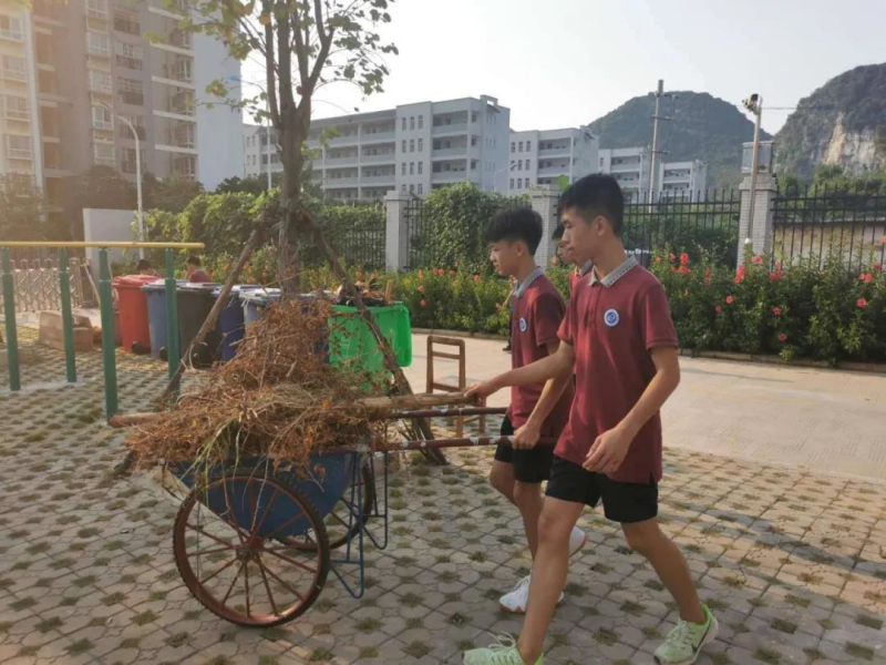 我们开学啦!——柳州市马鹿山中学开学记